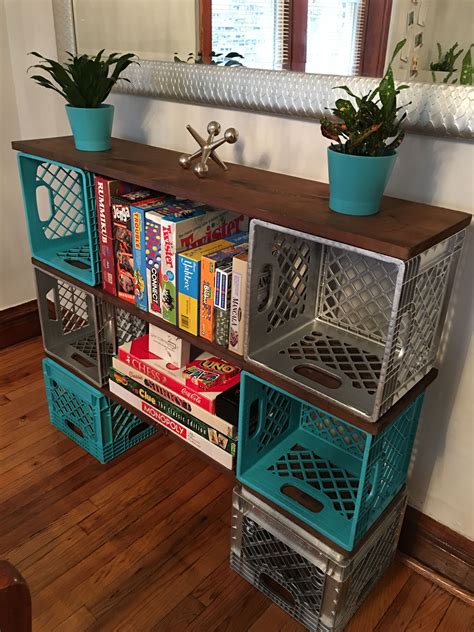 ideas for milk crates